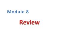 小学英语外研版 (一年级起点)一年级下册Module 8模块综合与测试图片ppt课件