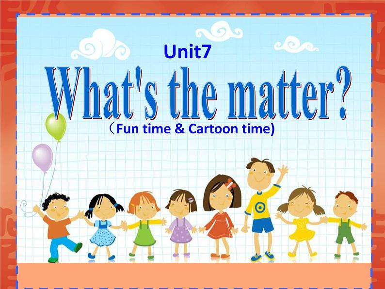 译林版小学英语四下 Unit7 What's the matter？(第2课时) 课件01