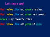 冀教版（三起）四下英語(yǔ) U4L19 My Favourite Colours 課件