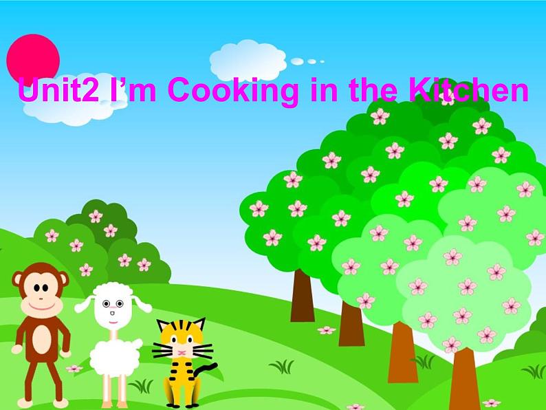 陕旅版小学英语四下 Unit2 I 'm cooking in the kitchen partA 课件第1页