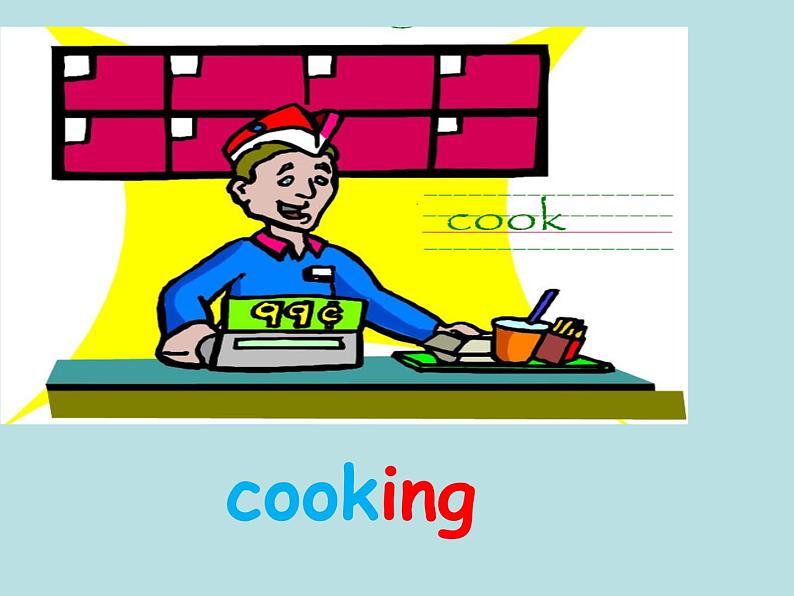 陕旅版小学英语四下 Unit2 I 'm cooking in the kitchen partA 课件第8页