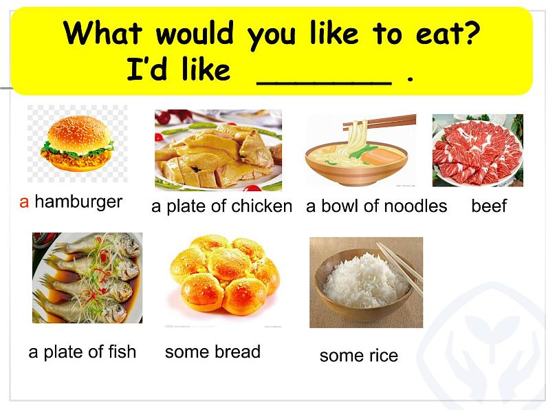 陕旅版小学英语六下 Unit2 What Would You Like？ partB 课件06