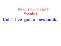 小学英语外研版 (三年级起点)三年级下册Unit 1 I've got a new book.备课课件ppt