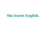 外研版（三起）小学英语五下 M2 U1 She learnt english. 课件
