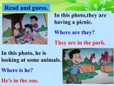 外研版（三起）小学英语六下 Module3 Unit2 The cows are drinking water. 课件
