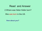 外研版（三起）小学英语六下 Module7 Unit2 She couldn't see or hear. 课件