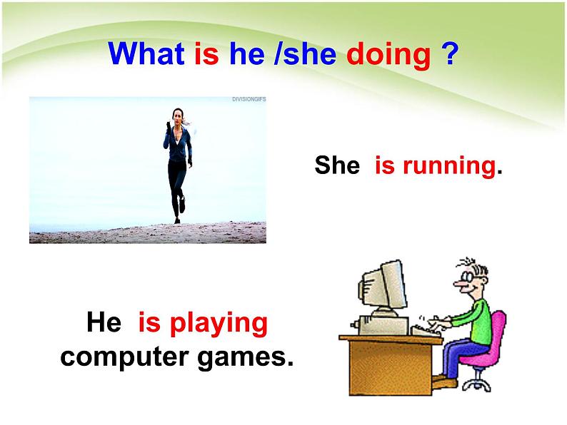 外研版（三起）小学英语六下 Module5 Unit2 He 's riding his bike,but it starts to rain. 课件第2页