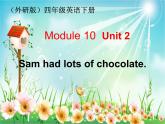 外研版（三起）小学英语四下 M10 U2 Sam had lots of chocolate. 课件