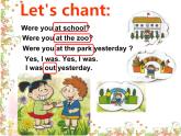 外研版（三起）小学英语四下 M6 U1 Were you at home yesterday？ 课件