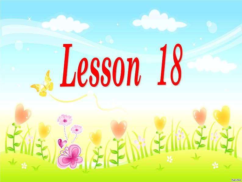 人教精通版小学英语四下 Unit3 What subject do you like best？(Lesson18) 课件第1页