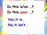 译林版小学英语三下 Unit3 Is this your pencil？(第1课时) 课件