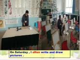 陕旅版小学英语四下 Unit4 What do you do on Saturday？partB 课件