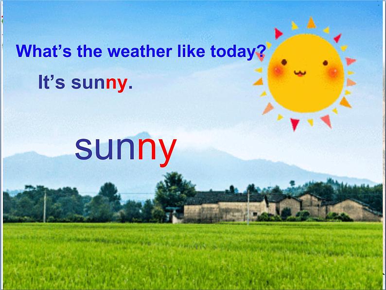 陕旅版小学英语五下 Unit5 What 's the Weather like Today？ partB 课件第6页