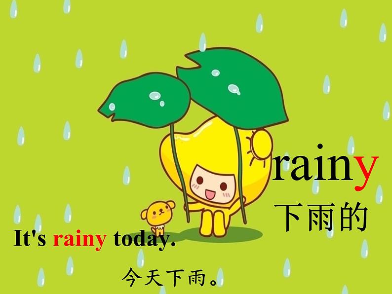 陕旅版小学英语五下 Unit5 What 's the Weather like Today？ partA 课件第5页