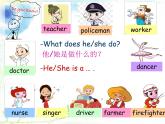 外研版（一起）小學(xué)英語五下 M7U1 My father goes to work at8o'clock every morning. 課件