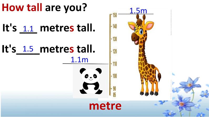 冀教版（三起）四下英语 U3L14 Are You Short or Tall？ 课件06