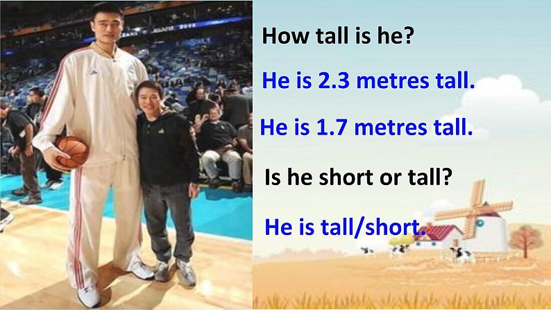 冀教版（三起）四下英语 U3L14 Are You Short or Tall？ 课件07