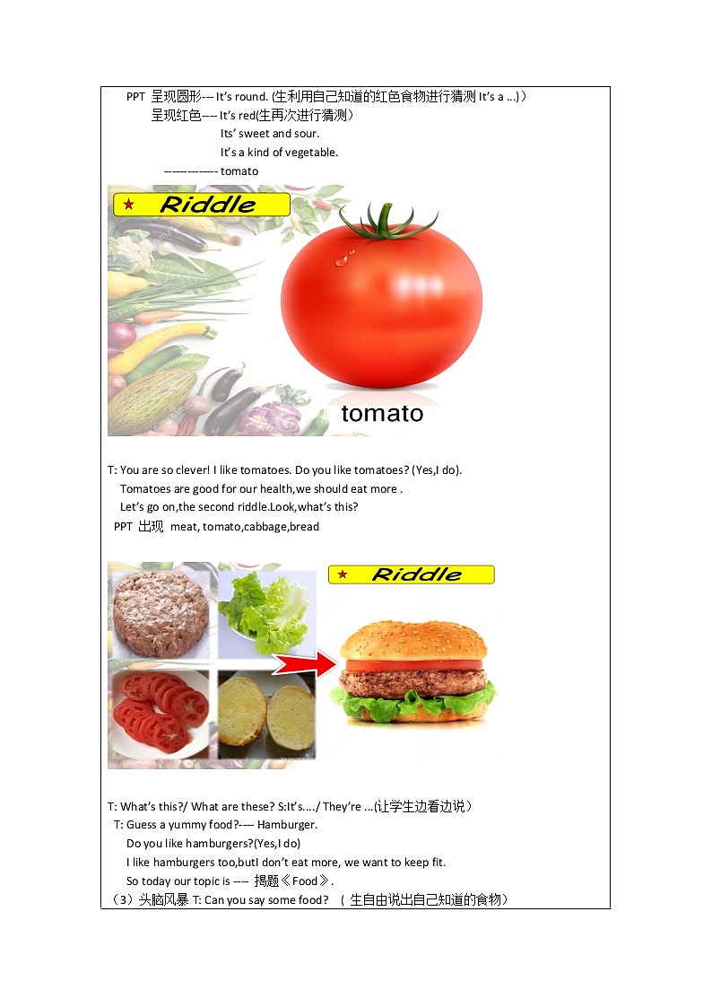 北师大版六下英语 Unit11 Review 教案02