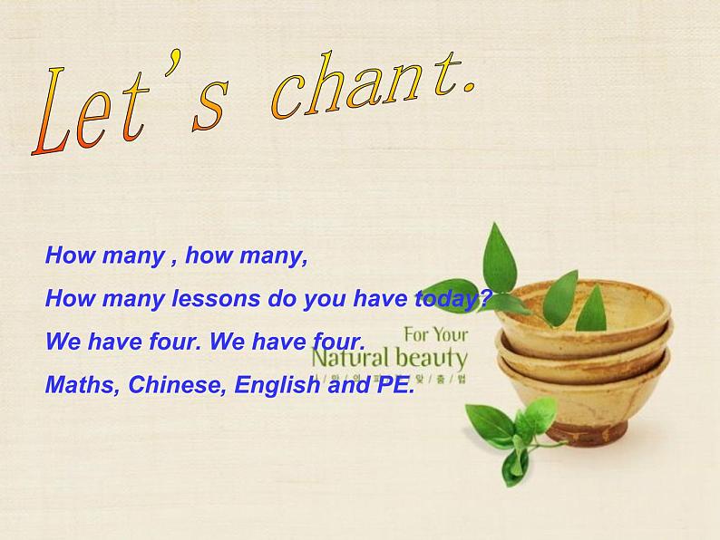 人教精通版小学英语四下 Unit3 What subject do you like best？(Lesson14) 课件02