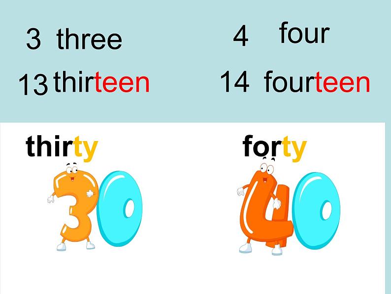 人教精通版小学英语四下 Unit2 There are forty students in our class.(Lesson7) 课件04