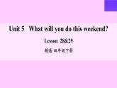 人教精通版小學(xué)英語四下 Unit5 What will you do this weekend？(Lesson29) 課件