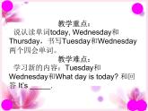 人教精通版小學英語四下 Unit4 There are seven days in a week.(Lesson21) 課件