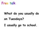 人教精通版小學(xué)英語四下 Unit4 There are seven days in a week.(Lesson23) 課件