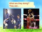 人教精通版小学英语五下 Unit6 We are watching the games.(Lesson35) 课件