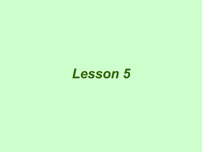 人教精通版小学英语六下 Unit1 I went to Sanya for my holidays.(Lesson5) 课件第1页