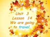 人教精通版小学英语六下 Unit3 We are going to travel.(Lesson14) 课件