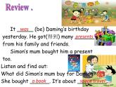六年级英语下册课件-Module 6 Unit 1 It was Daming's birthday yesterday3-外研版(三起)