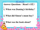 六年级英语下册课件-Module 6 Unit 1 It was Daming's birthday yesterday116-外研版(三起)