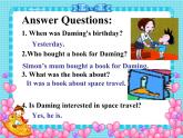 六年级英语下册课件-Module 6 Unit 1 It was Daming's birthday yesterday14-外研版(三起)