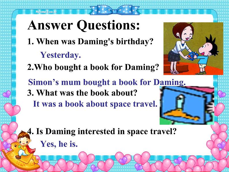 六年级英语下册课件-Module 6 Unit 1 It was Daming 's birthday yesterday14-外研版(三起)第4页