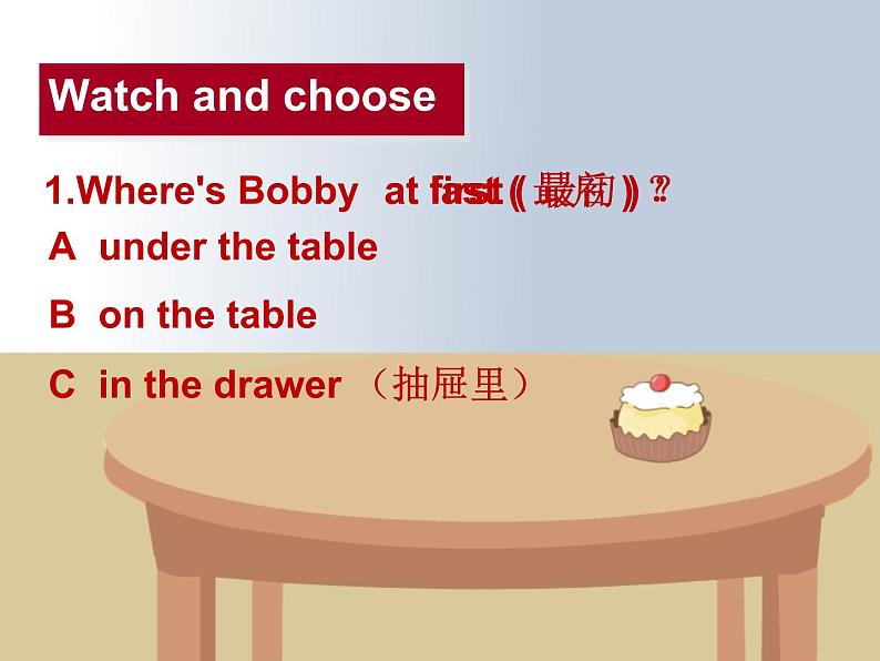 译林版小学英语三下 Unit4 Where 's the bird？(第3课时) 课件第5页