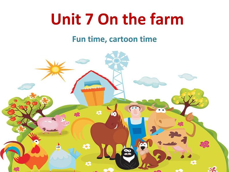 译林版小学英语三下 Unit7 On the farm(第2课时) 课件01