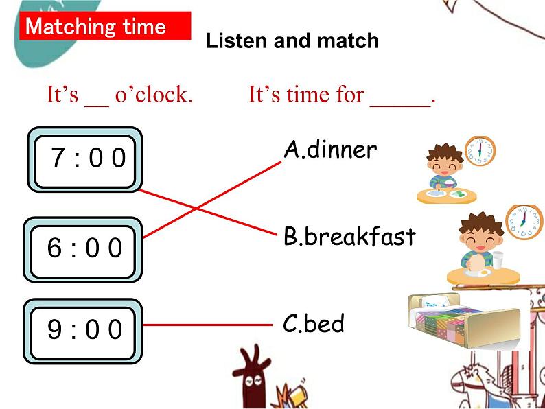 译林版小学英语三下 Unit6 What time is it？(第1课时) 课件08