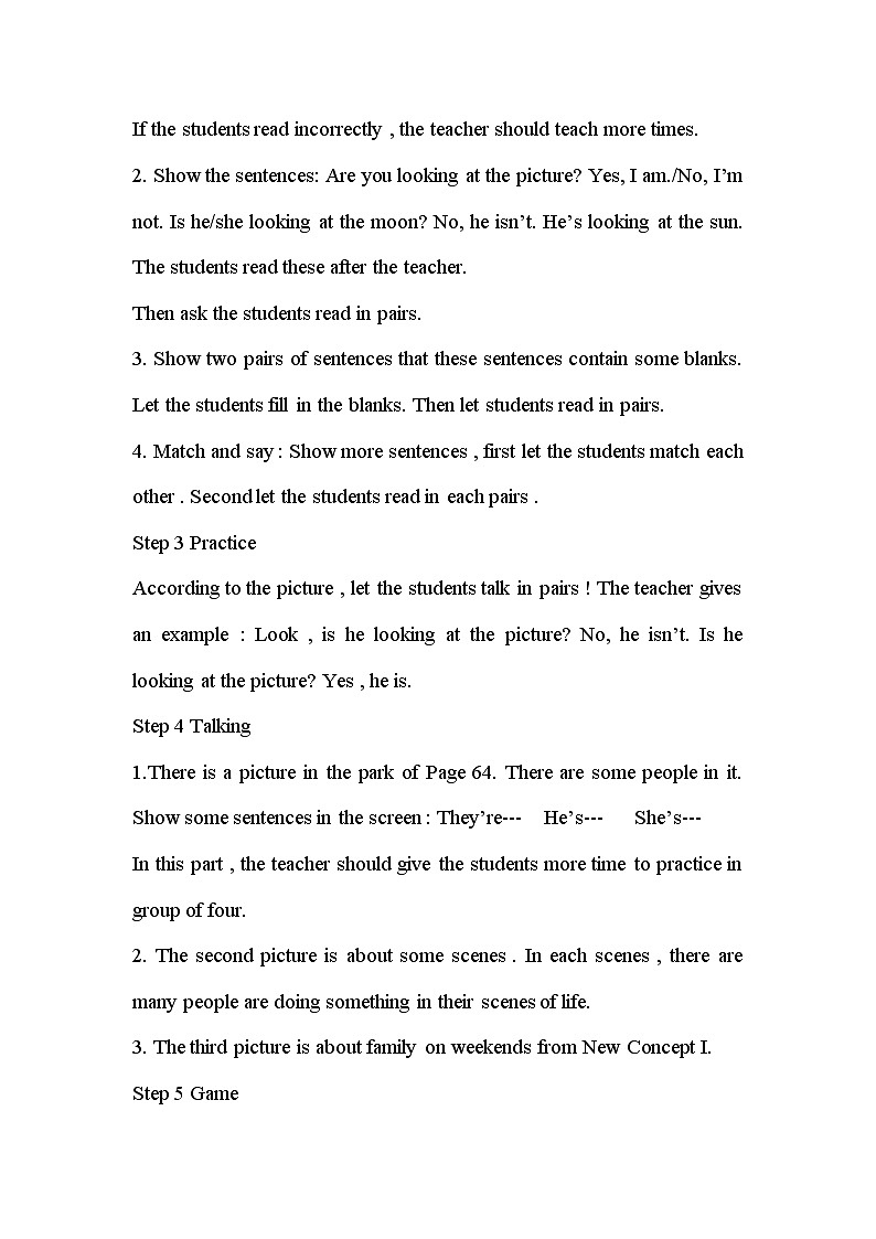 五年级下册英语教案－Unit 5 I'm cleaning my room Lesson 30 ｜人教精通版02