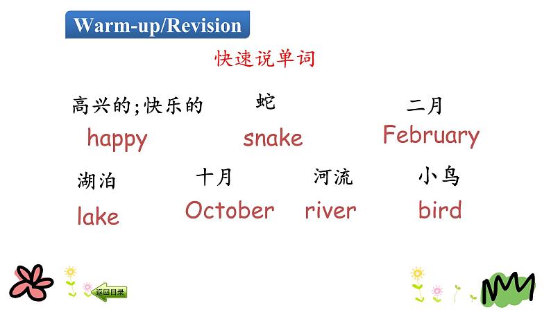 陕旅版小学英语五下 Revision1  课件04