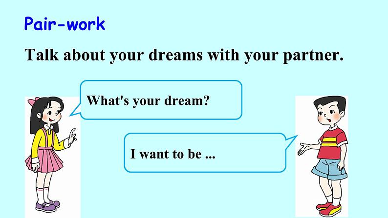 陕旅版小学英语六下 Unit8 What 's Your Dream？ partA 课件第5页