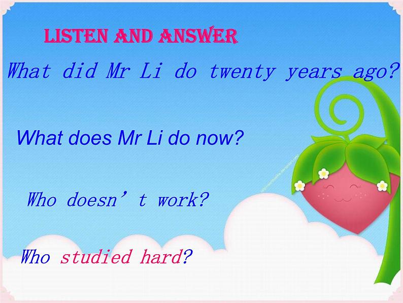 外研版（三起）小学英语五下 M2 U2 Mr. li was a teacher. 课件08