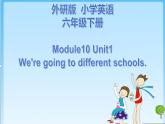 六年级英语下册课件-Module 10 Unit 1 We're going to different schools70-外研版(三起)