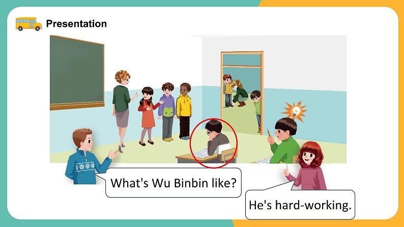 Unit1 What's he like Part B Let‘s learn 课件+教案06