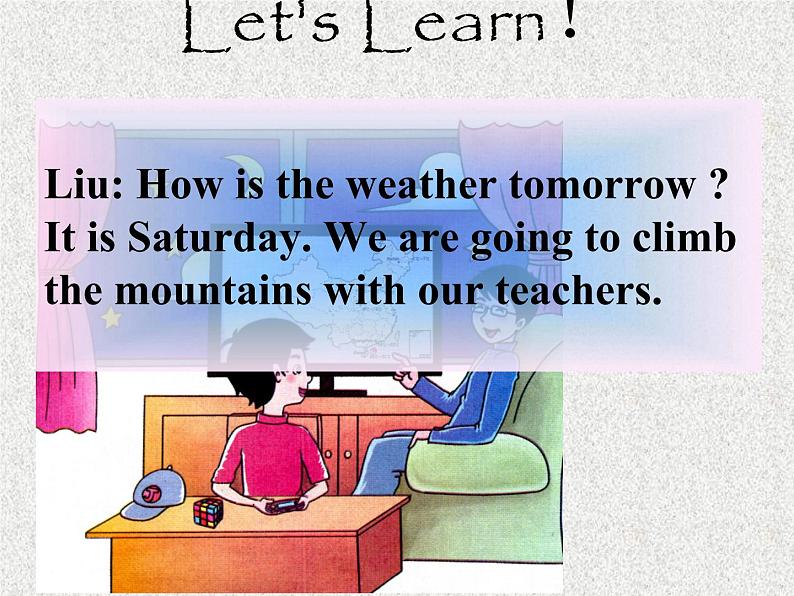 陕旅版小学英语五下 Unit5 What's the Weather like Today？ partB 课件07