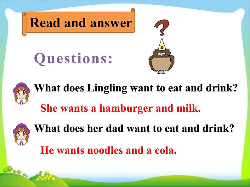 外研版（三起）小学英语六下 Module1 Unit2 What do you want to eat？ 课件05