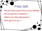 六年级英语下册课件-Module 6 Unit 1 It was Daming's birthday yesterday-外研版(三起)