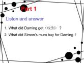 六年级英语下册课件-Module 6 Unit 1 It was Daming's birthday yesterday-外研版(三起)