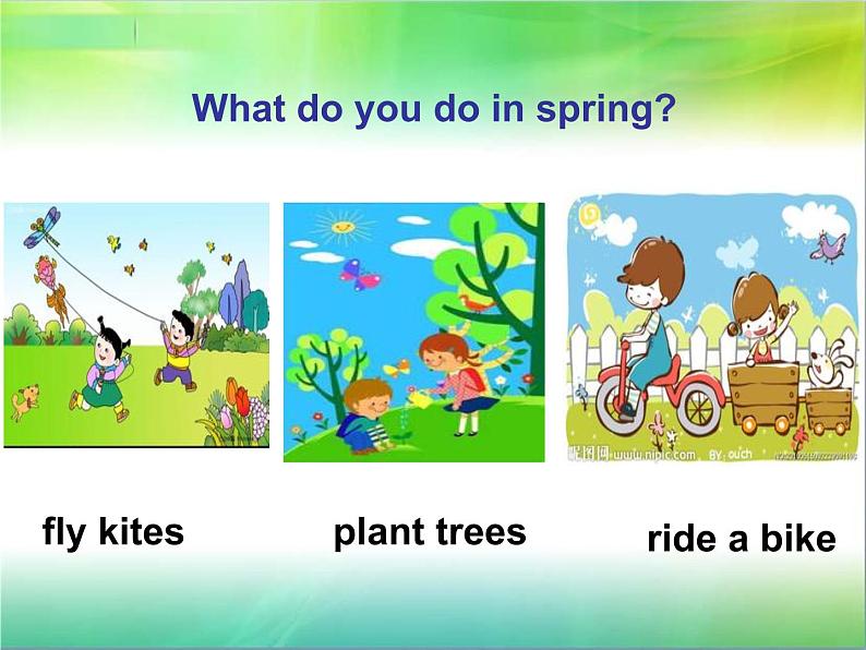 陕旅版小学英语五下 Unit2 Spring Is Coming！partB 课件06