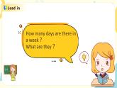 unit2《My week》第一课时PA Let‘s try~Let’s talk课件+教案+素材+音频