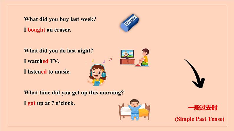 Module 1 Unit 1《Did you come back yesterday》课件+教案07